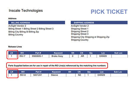 Issuing Parts for Consumption--ROs and POs