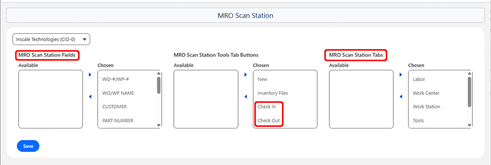 Employee Scan Station