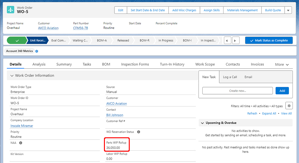 Creating Work Orders